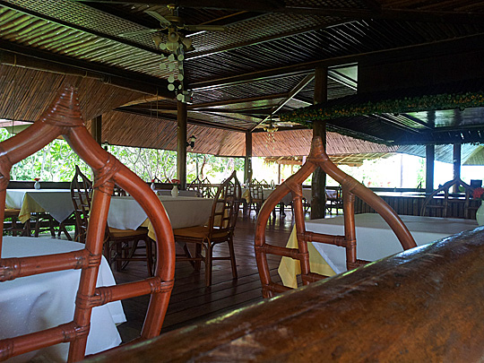 Badian Resort restaurant