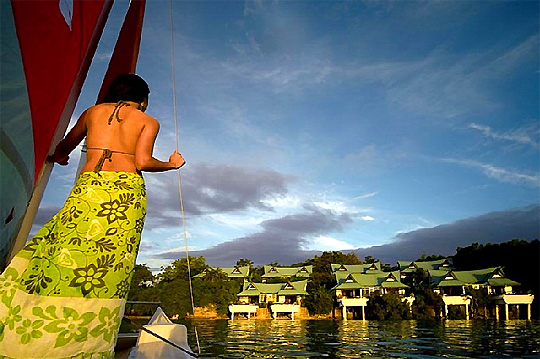 Badian resort Cebu vue de la mer