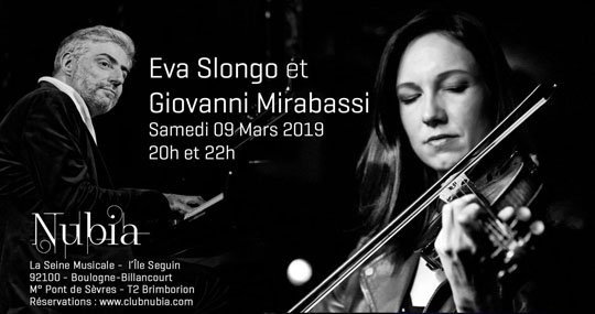 Concert Eva Slongo scene musicale 9 mars 2019