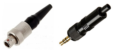 Connectors LEMO 3 & mini Jack 3,5mm screw