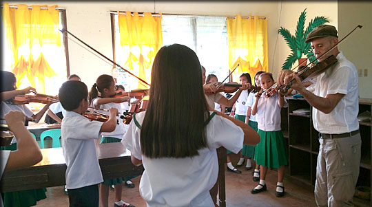Ecole française de violon aux Phillippines